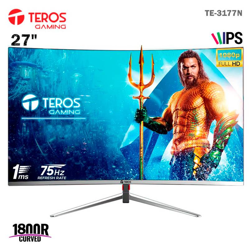 Monitor Teros TE-3199N 27 Pulgadas IPS 75Hz 1920x1080 Full HD HDMI VGA