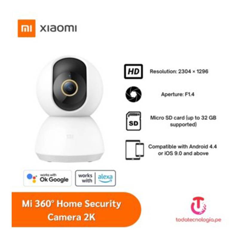 Camara Seguridad Xiaomi Mi Home 360° Full HD.