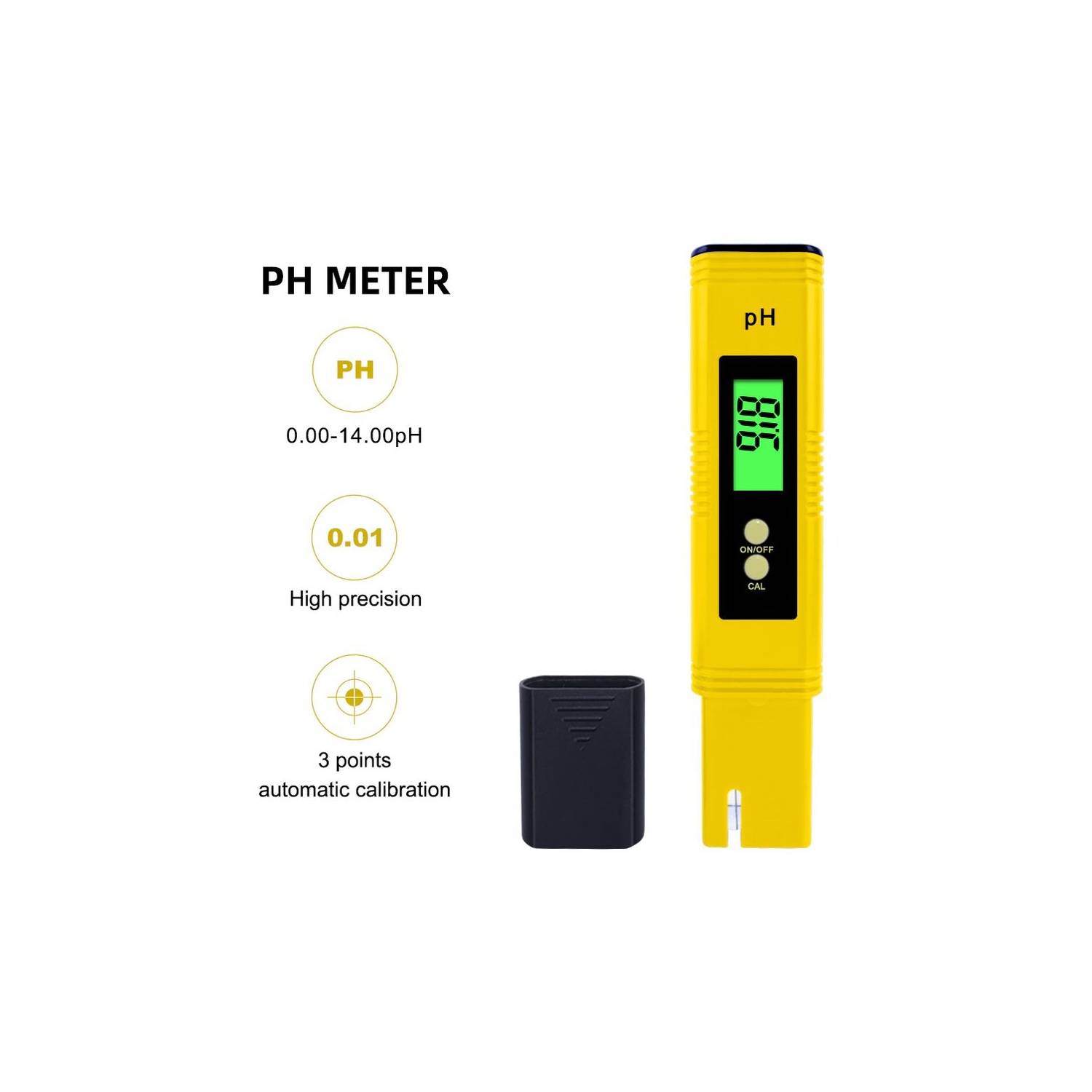 Medidor PH, medidor digital PH para agua, 0.01 Nicaragua