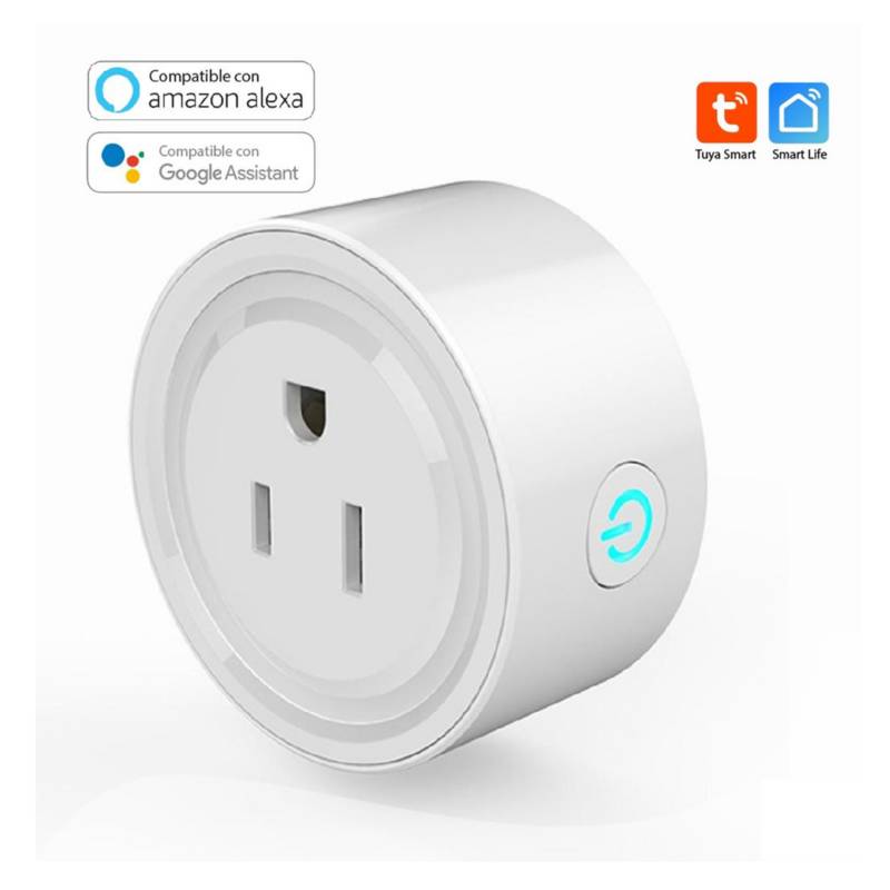 Tomacorriente Enchufe Wifi De Pared app Tuya Smart Alexa Google Usb