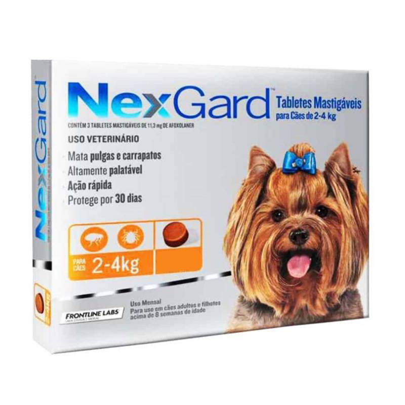 NEXGARD - Nexgard Antipulgas 11,3 Mg X 1 Tab 2 - 4 Kg