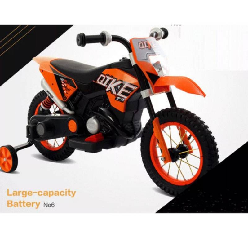 Mini Motocross niño 6V de Babycar - Moto electrica niños con Mando  Acelerador de pie y Acceso