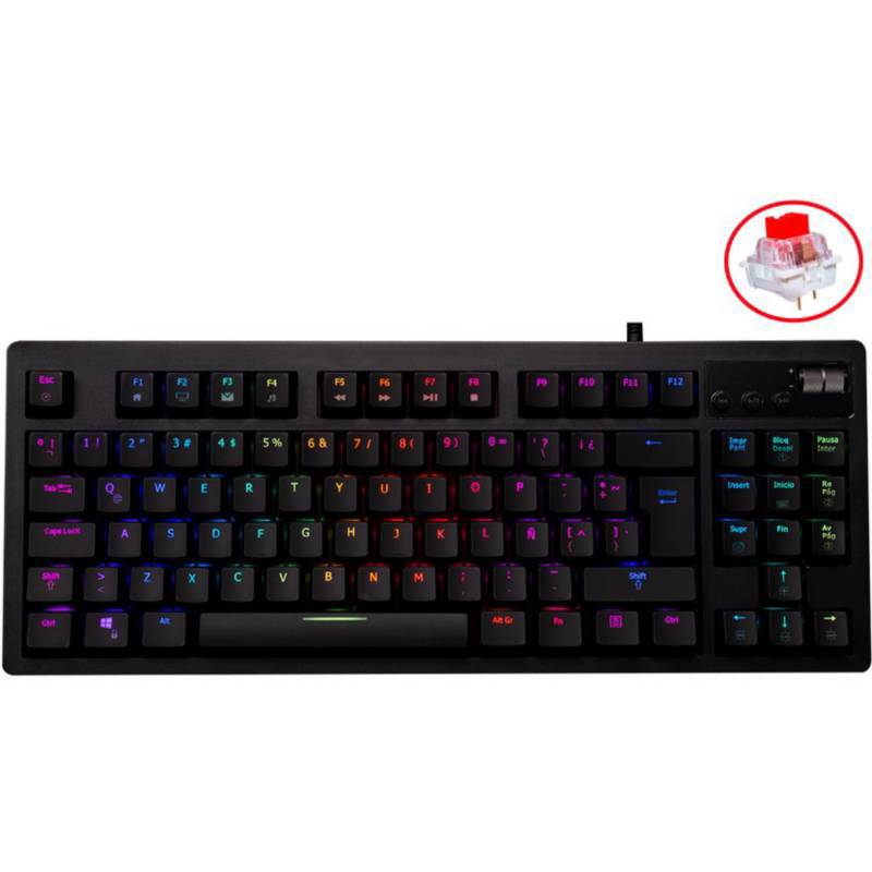 Switches para teclado mecánicos vsg kailh regular - rojo VSG