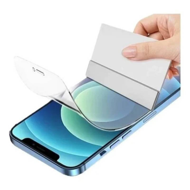 Paquete de 2 protectores de pantalla de hidrogel mejorados para iPhone 12  Pro Max (6.7 pulgadas), poliuretano termoplástico flexible irrompible y