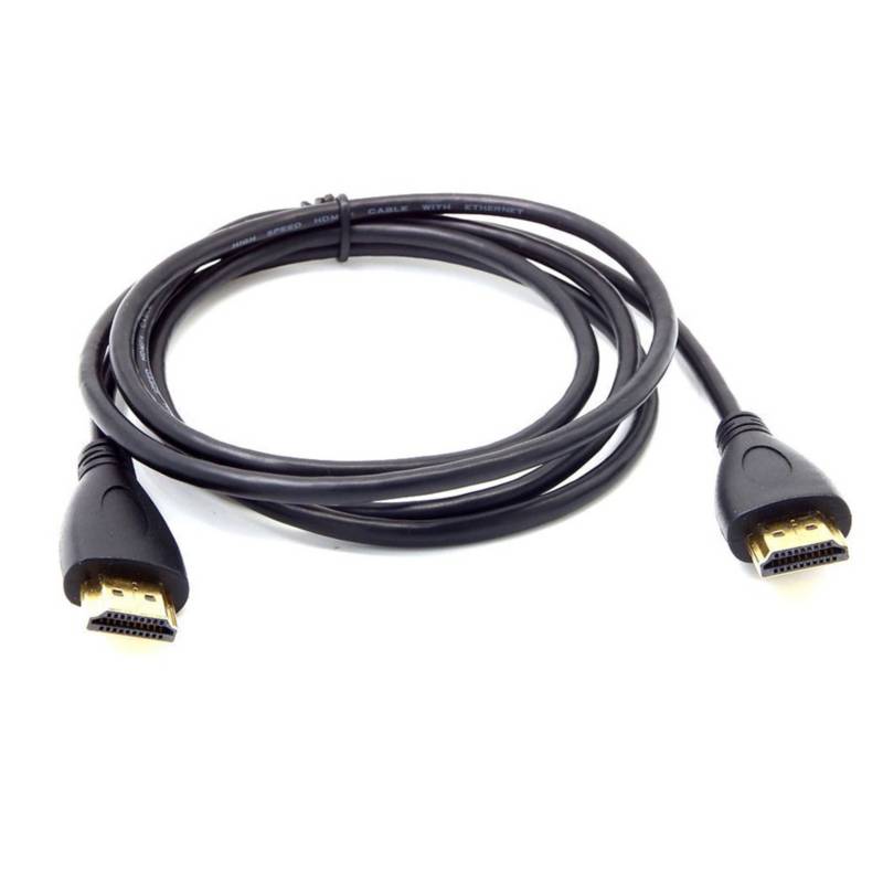 Cable HDMI 1.5 Metros Full HD 3D V1.4 PVC negro HDMI a HDM