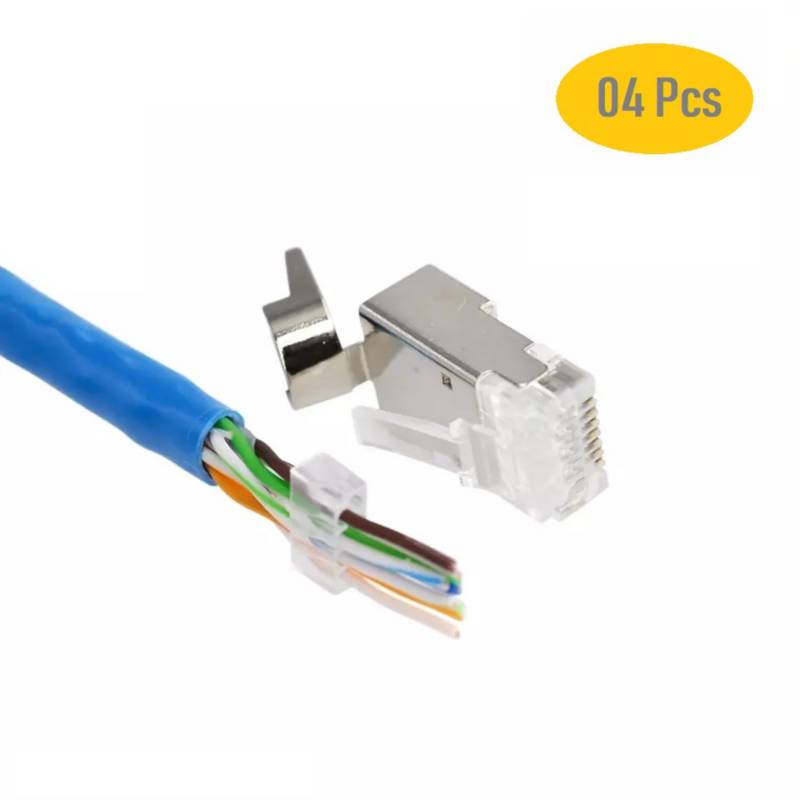 Conector Ethernet Cat7, Conector de cabeza de Cable Ethernet Modular R