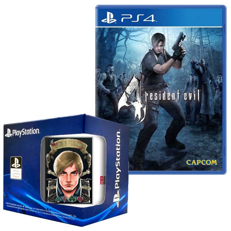 Resident evil 4 Remake PlayStation 4 + Taza