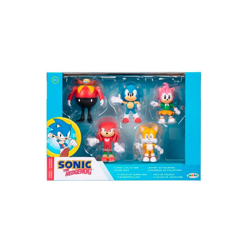 JAKKS Pacific LTD Pack 5 Cifras Sonic 6CM : : Juguetes y Juegos