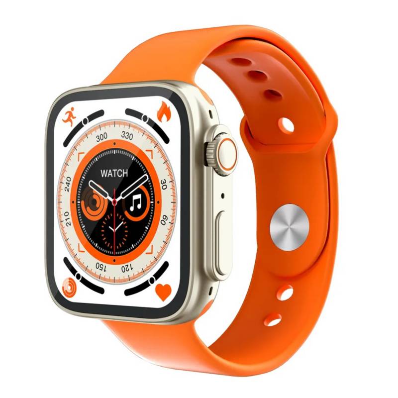 GENERICO - Smartwatch Serie 8 S8 Ultra T900 Full HD 1.99 Pulg Naranja