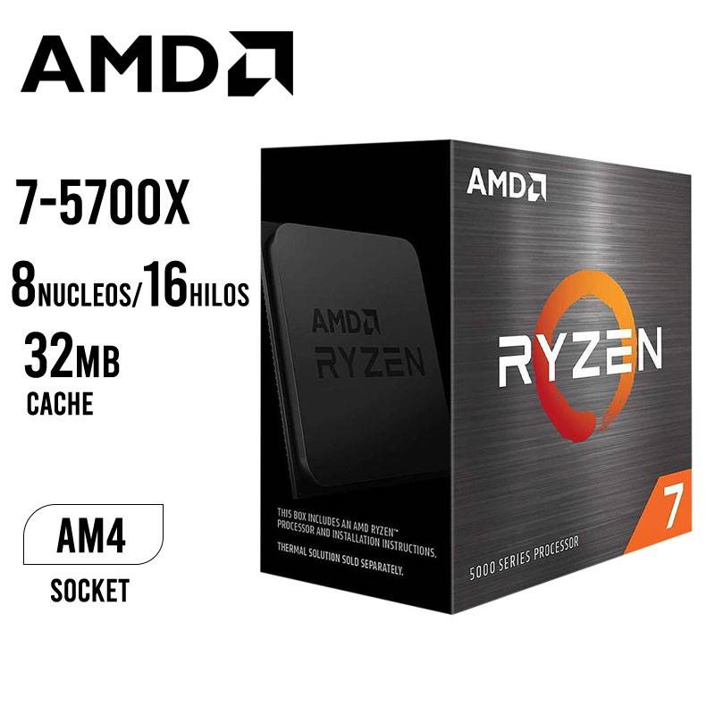 AMD - AMD RYZEN 7 5700X 8 CORE 4.6GHZ