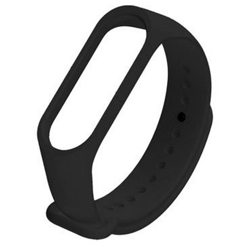 Correa de silicona Smart Band Pulsera Cinturón para Xiaomi Miband 5/NFC  (Negro) Tmvgtek