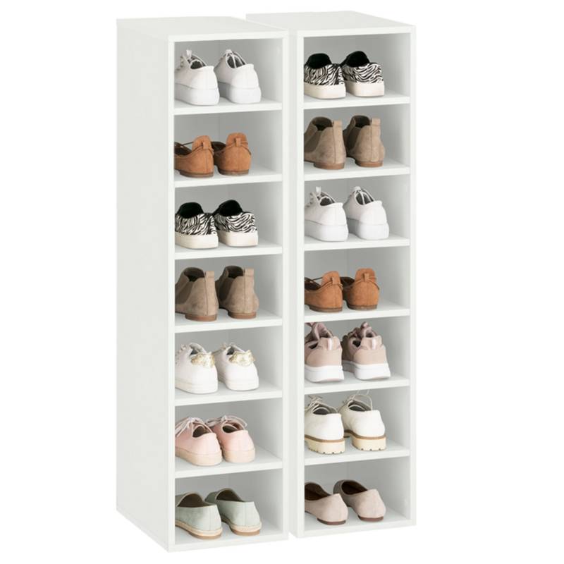 MUEBLANA, Zapatera Organizador Lisboa – Mueble Organizador con Repisas, Hasta 9 Pares 63 cm x 30 cm, Estantes Organizadores para Zapatos Mueblana  LISBOA