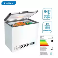 COLDEX - Congeladora Coldex 247Lt Ch-10 Bl Blanco
