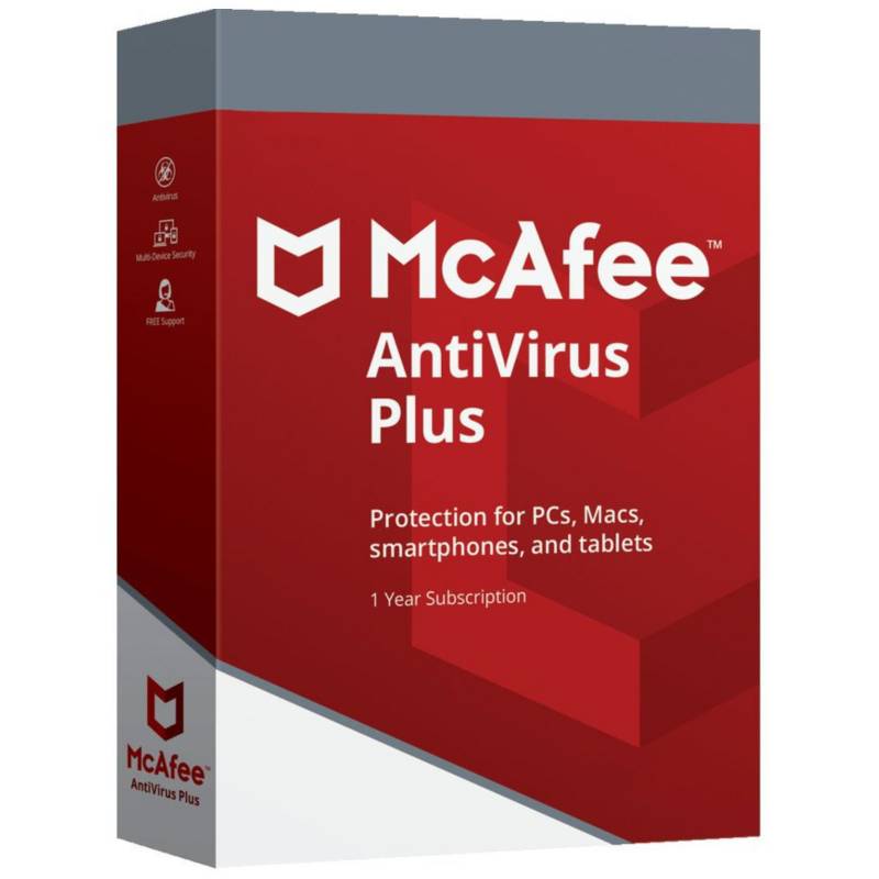 MCAFEE - Mcafee Antivirus Plus 3 PC (Código Digital)
