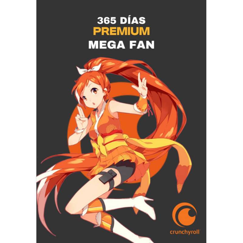 Crunchyroll Mega Fan 1 Ano Privada(Só Sua)!!! - Assinaturas E Premium - DFG