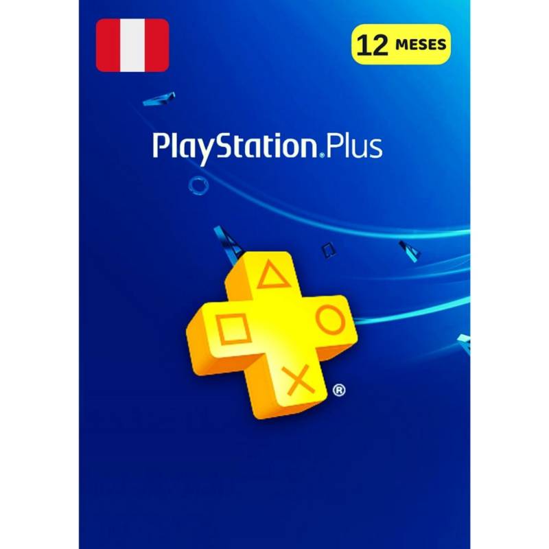 SONY - PlayStation Plus 12 Meses Perú PS5 PS4 Membresía PS Plus [Digital]
