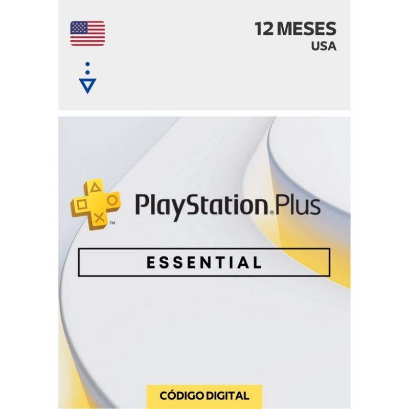 SONY - PlayStation Plus Essential 12 Meses USA PS5 PS4 Membresía PS [Digital]