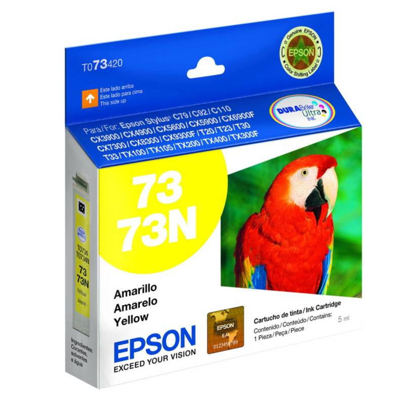 EPSON - Epson Cartucho de Tinta T073420 Amarilla 