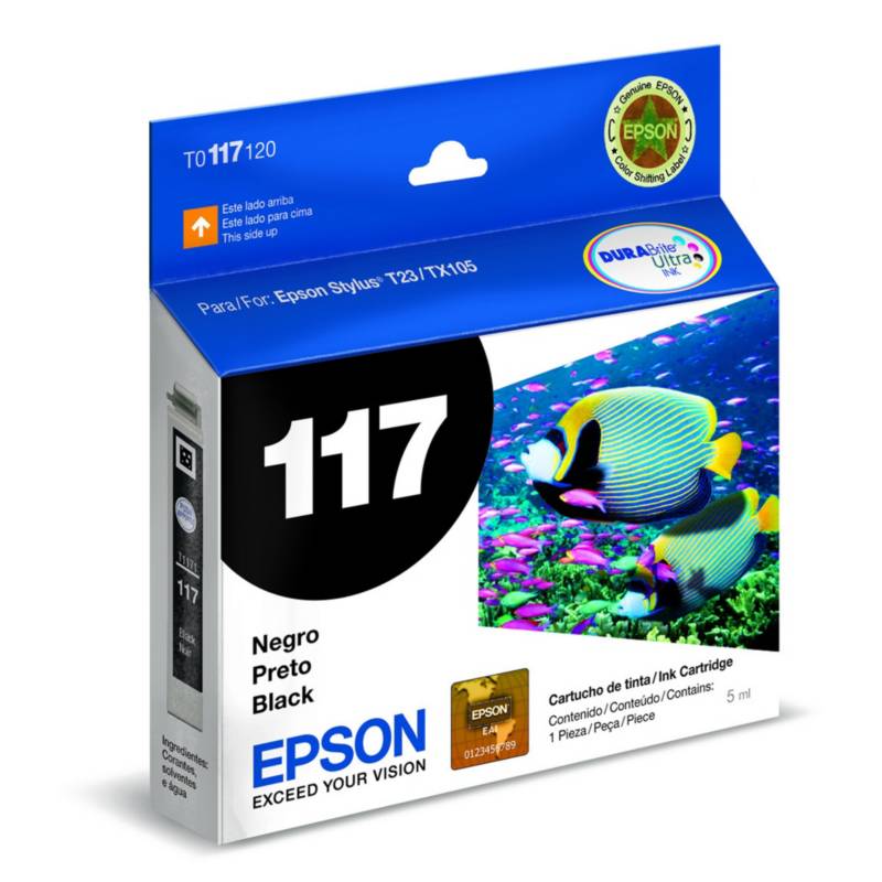 EPSON - Epson Cartucho de Tinta T117120 Negra 