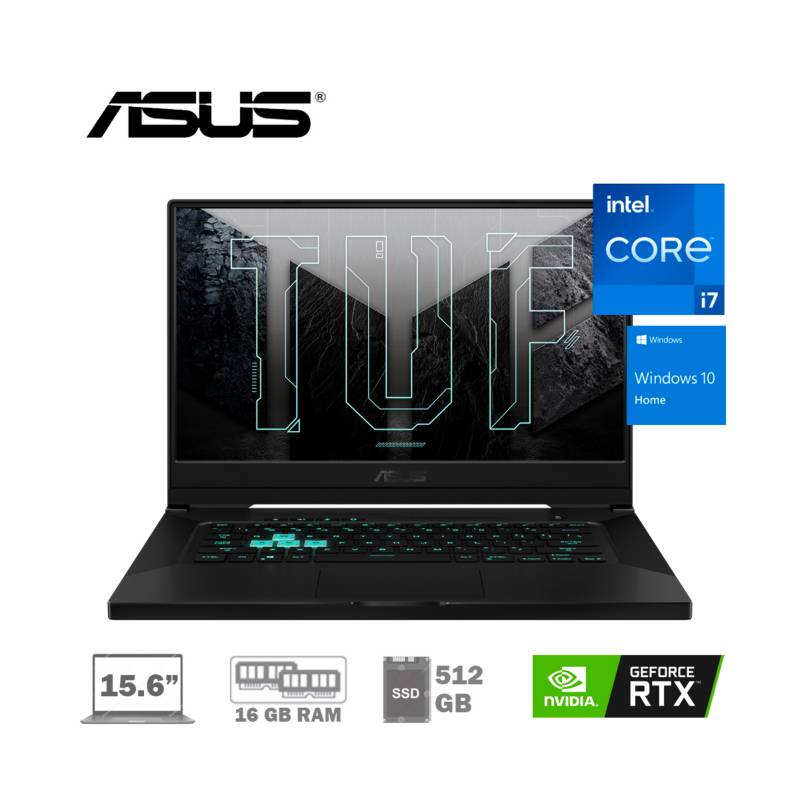 ASUS - ASUS TUF DASH F15 INTEL CORE I7 11370H / 512GB SSD / 16GB RAM / 15.6" FULL HD / NVIDIA RTX 3060 6GB