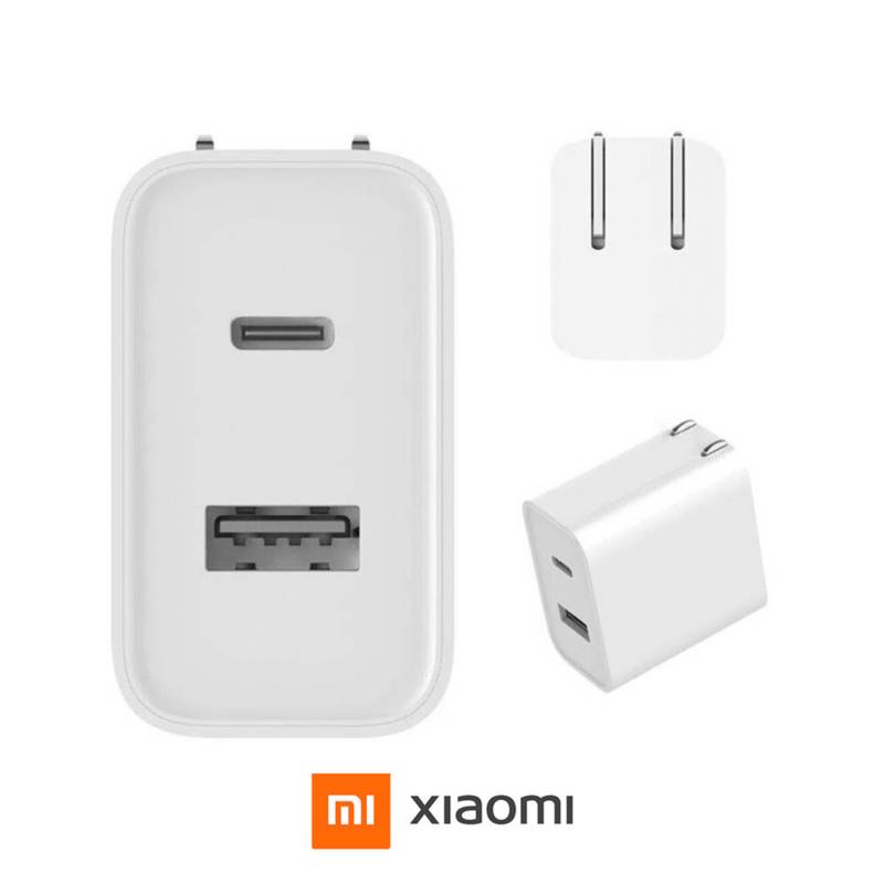 Xiaomi Cargador de Pared Fast Turbo 33W + Cable USB a USB C
