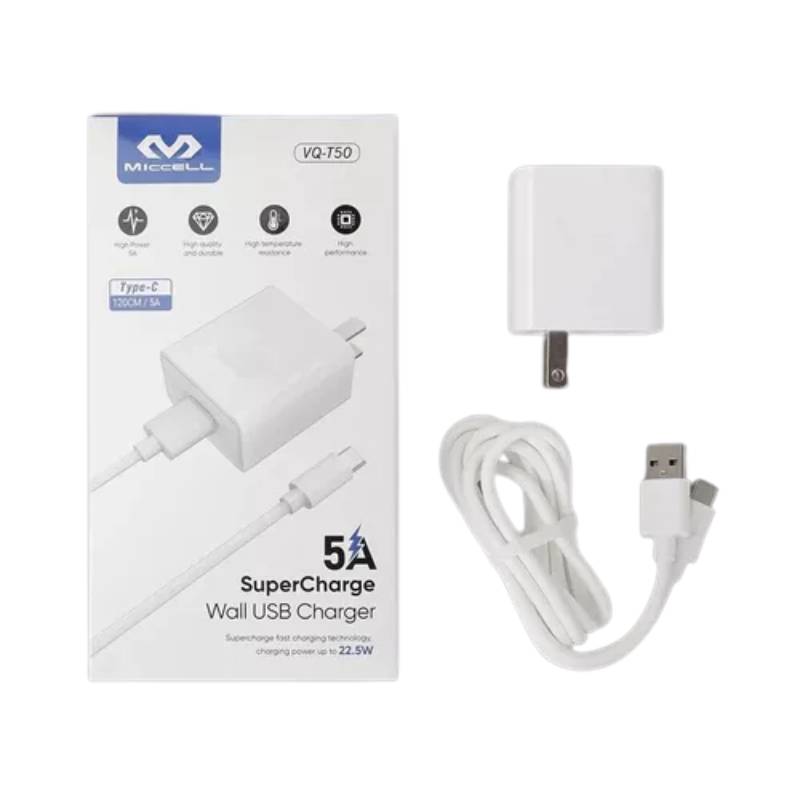 Cargador Xiaomi Mi + Cable Micro V8 Carga Rápida - MEGATRONICA