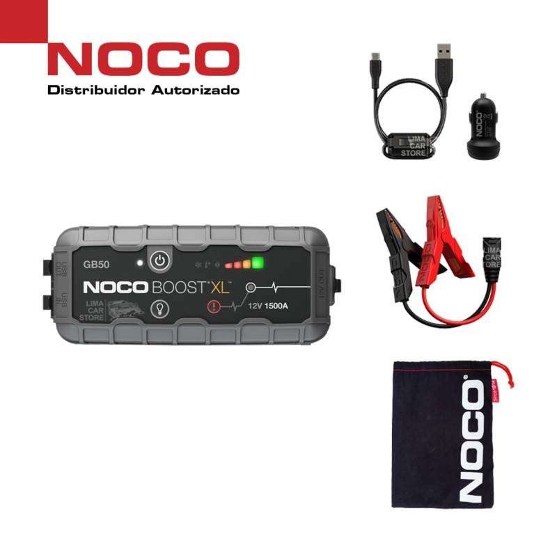 NOCO GB50 Arrancador Portátil de Batería Auto Booster Jumper NOCO