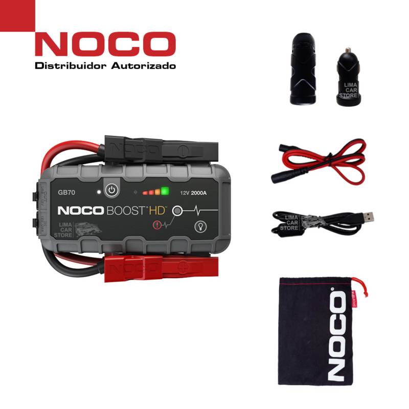 NOCO GB70 Arrancador Portátil de Batería Auto Booster Jumper NOCO