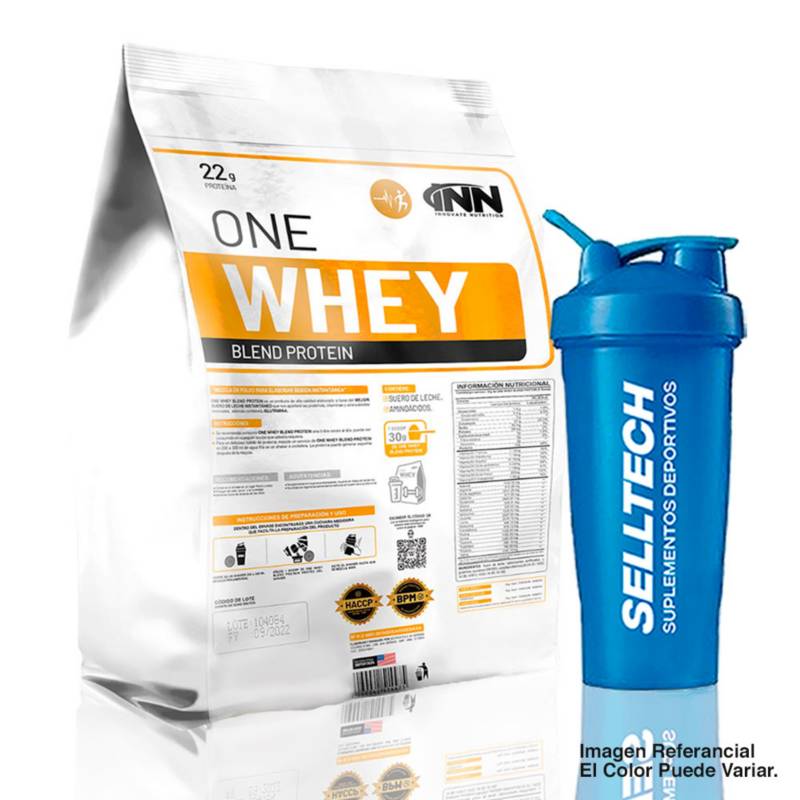INN INNOVATE NUTRITION - Proteína INN One Whey Blend Protein 5kg Vainilla  Shaker