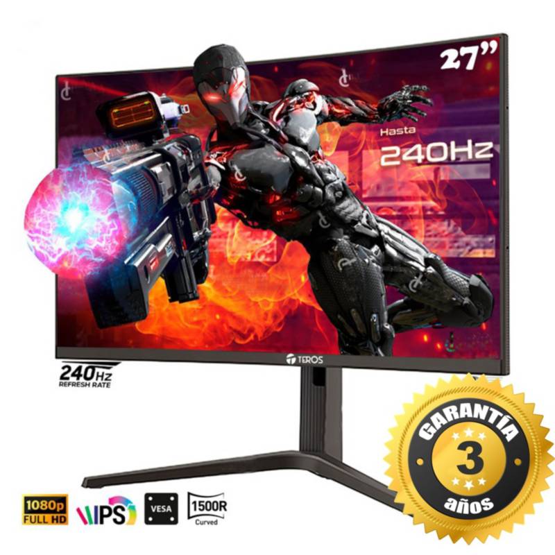 Monitor Gaming 27 Teros TE-3197N Full HD 240HZ sRGB Panel IPS 1ms TEROS  GAMING