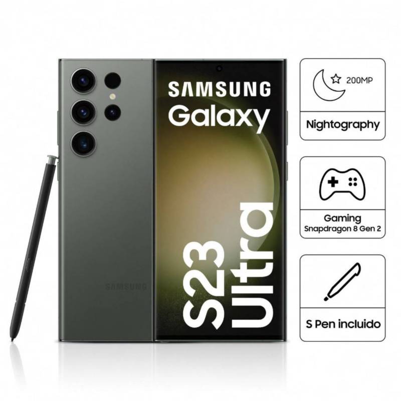 Samsung Galaxy S23 Ultra 5G Dual Sim 256GB 12GB Ram Desbloqueado Verde  Samsung S23 Ultra