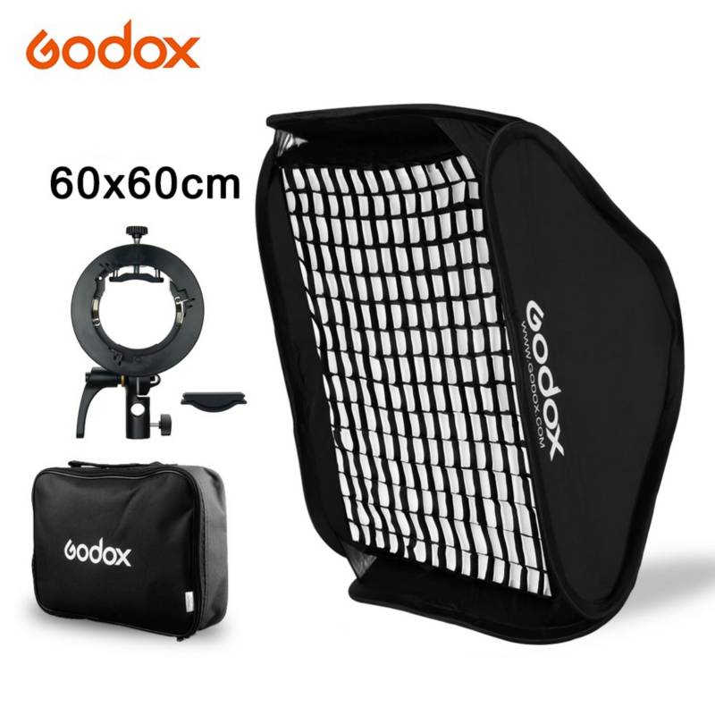 Softbox Godox 60x60cm Incluye Estuche y Bracket Tipo S Montura