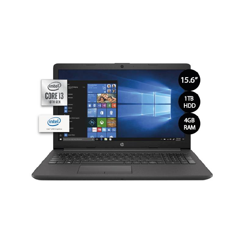 Laptop Hp 250 G7 I3 1005g1 4gb 1tb Hdd Intel Uhd 156hd Freedos Hp 5654