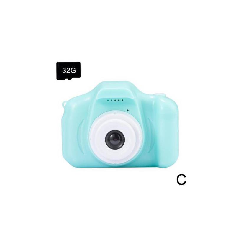 Mini Cámara Digital Portátil Infantil Azul MBO-MCF32BL