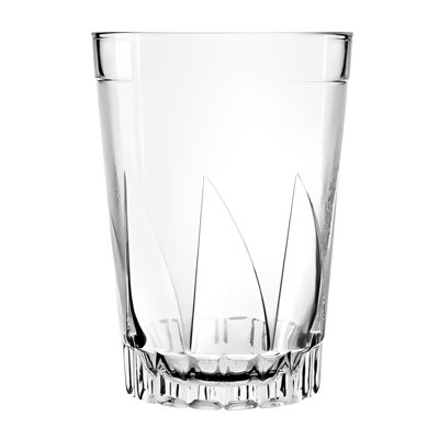 Set X 6 Vasos De Vidrio Alpine Nova X 280ml Elegante Calidad
