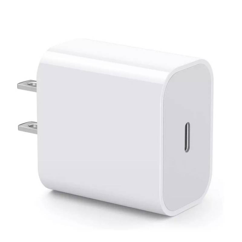 GENERICO Cargador Adaptador Pared Usb-c Compatible Con iPhone Carga Rápida  20w