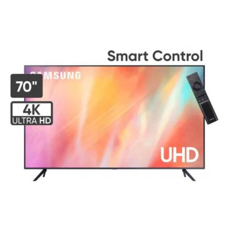 SAMSUNG - Tv 70 AU7000 UHD 4K Smart TV UN70AU7000 - Negro