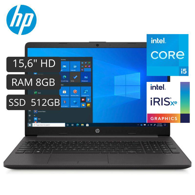 Laptop Hp 250 G9 156 Hd Core I5 8gb 512gb Ssd Free Dos Hp 4117