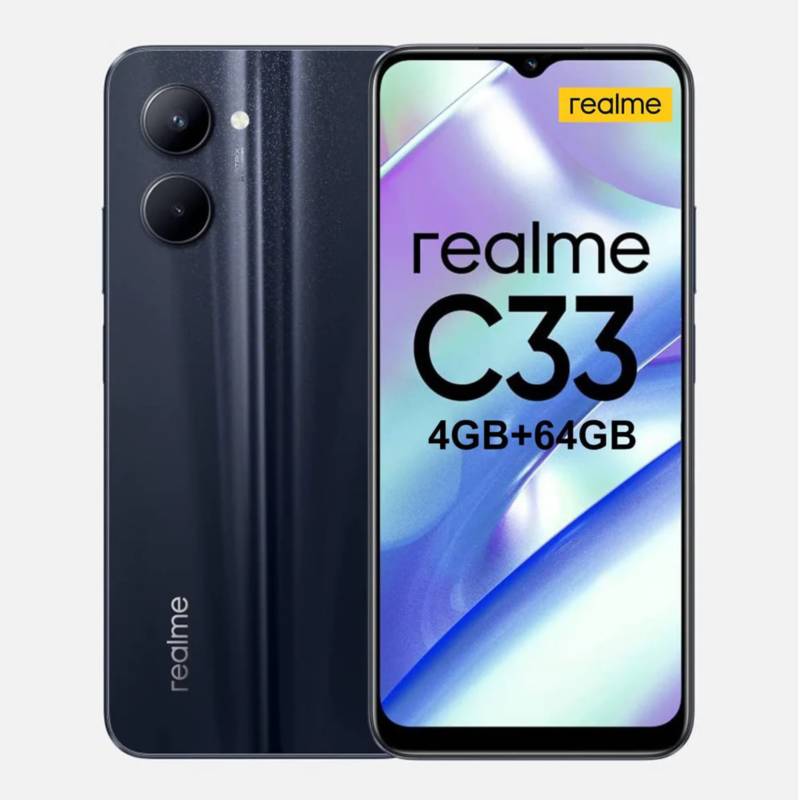 REALME - REALME C33 4GB RAM 64GB ROM NEGRO.