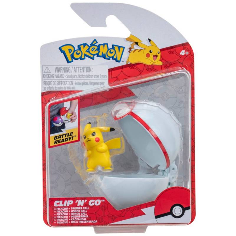 Juguete Pokémon Clip N´ Go Coleccionable + Pokebola Febo - FEBO
