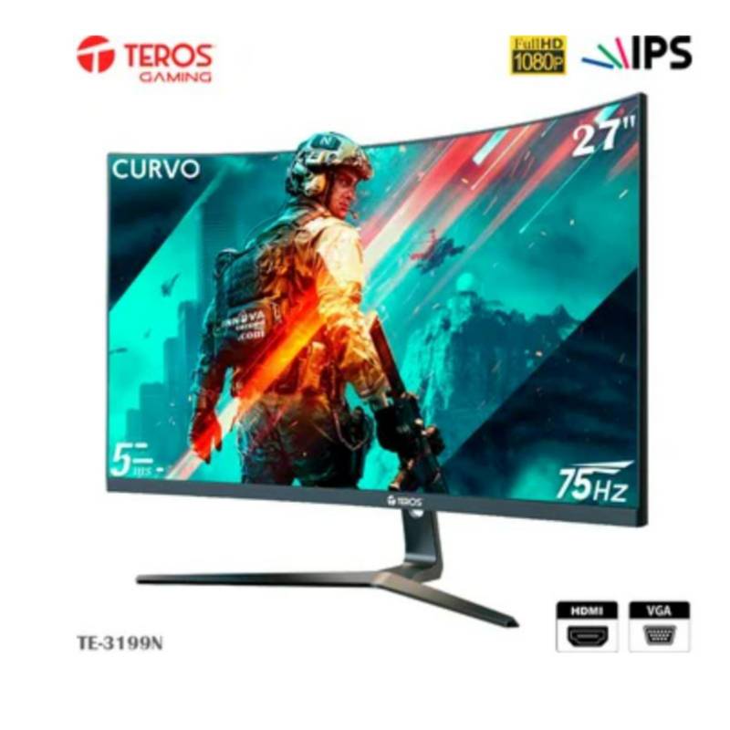 Monitor Teros TE-3197N, 27 IPS, 240hz, 1920x1080, Full HD, HDMI,VESA, base  ajustable