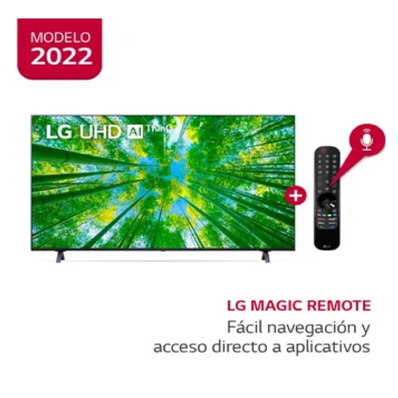 LG - Televisor LG LED 4K UHD Smart ThinQ AI 55 55UQ7950PSB 2022