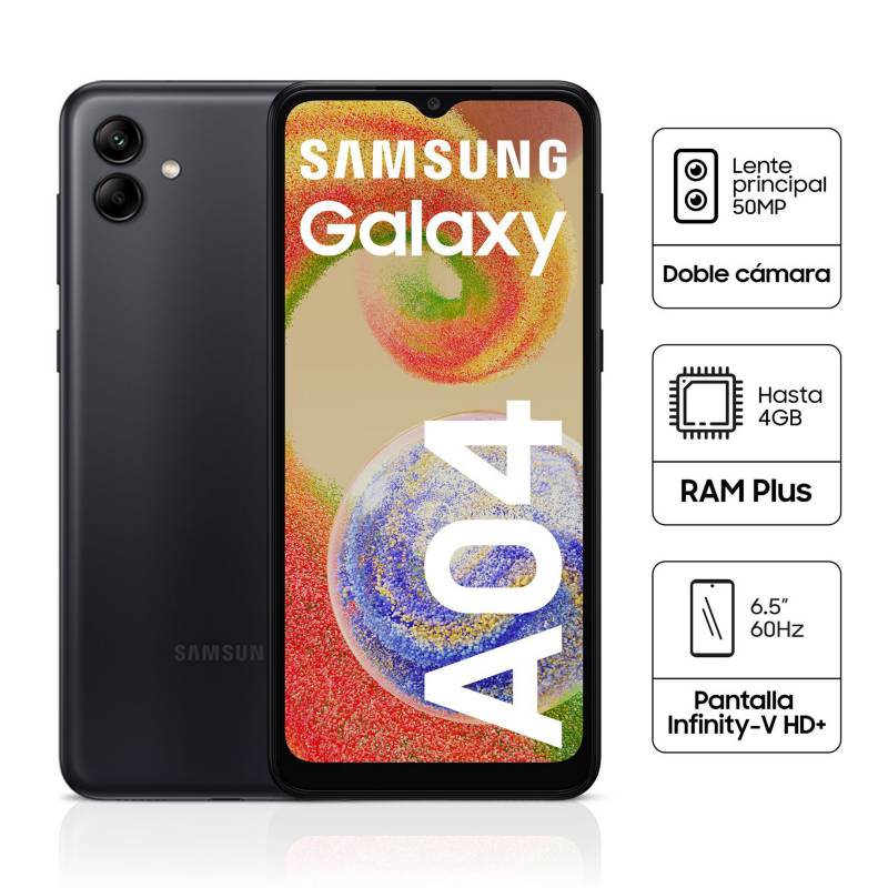 SAMSUNG - Samsung Galaxy A04 6.5 4GB 64GB Negro.