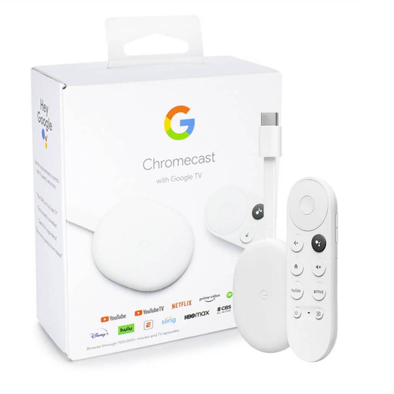Google Chromecast 4K Convertidor a Smart TV Android TV GOOGLE