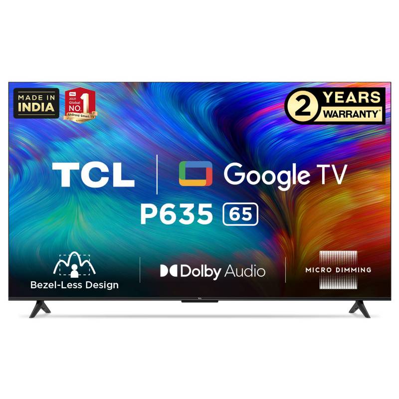 TCL - Televisor TCL 65 LED UHD 4K HDR Google TV 65P635