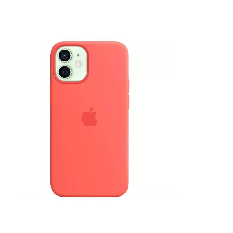 Funda Silicona iPhone 11 rosa-anaranjado GENERICO