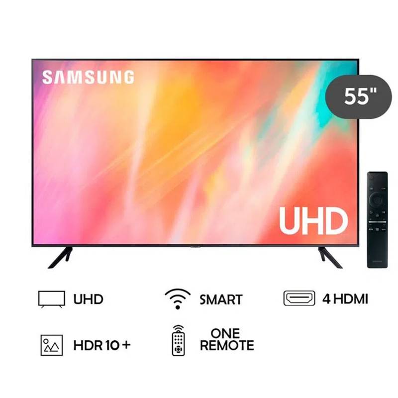 SAMSUNG - Televisor Smart Samsung TV 55 4k Ultra HD 55AU7000