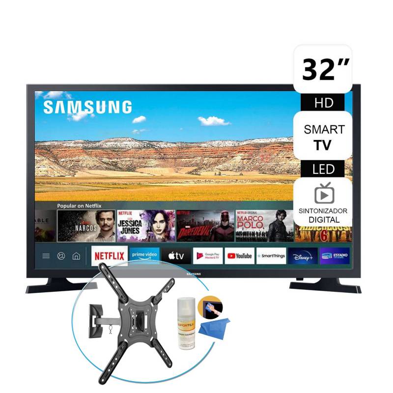 SAMSUNG - Televisor Smart TV 32 HD UN32T4202AG Rack