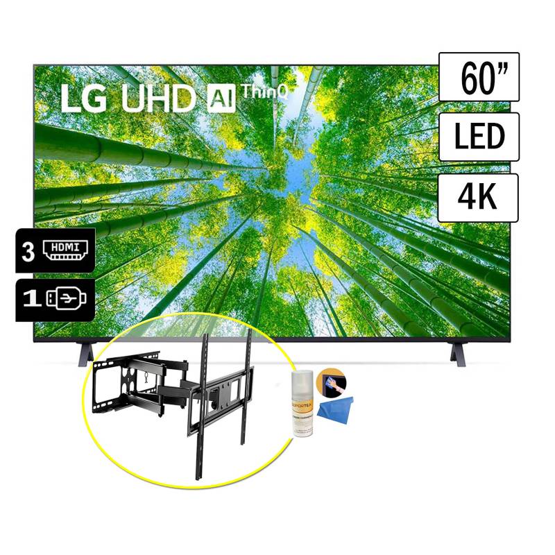 LG - Televisor Led 60 UHD 4K Smart 60UQ8050PSB Rack
