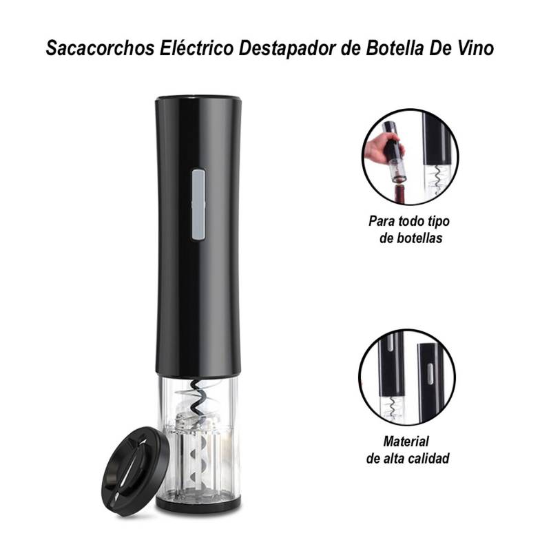 Sacacorchos Destapador De Vino Eléctrico — Mis Petates